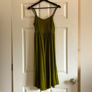 Olive Green Stars Above Dress Small